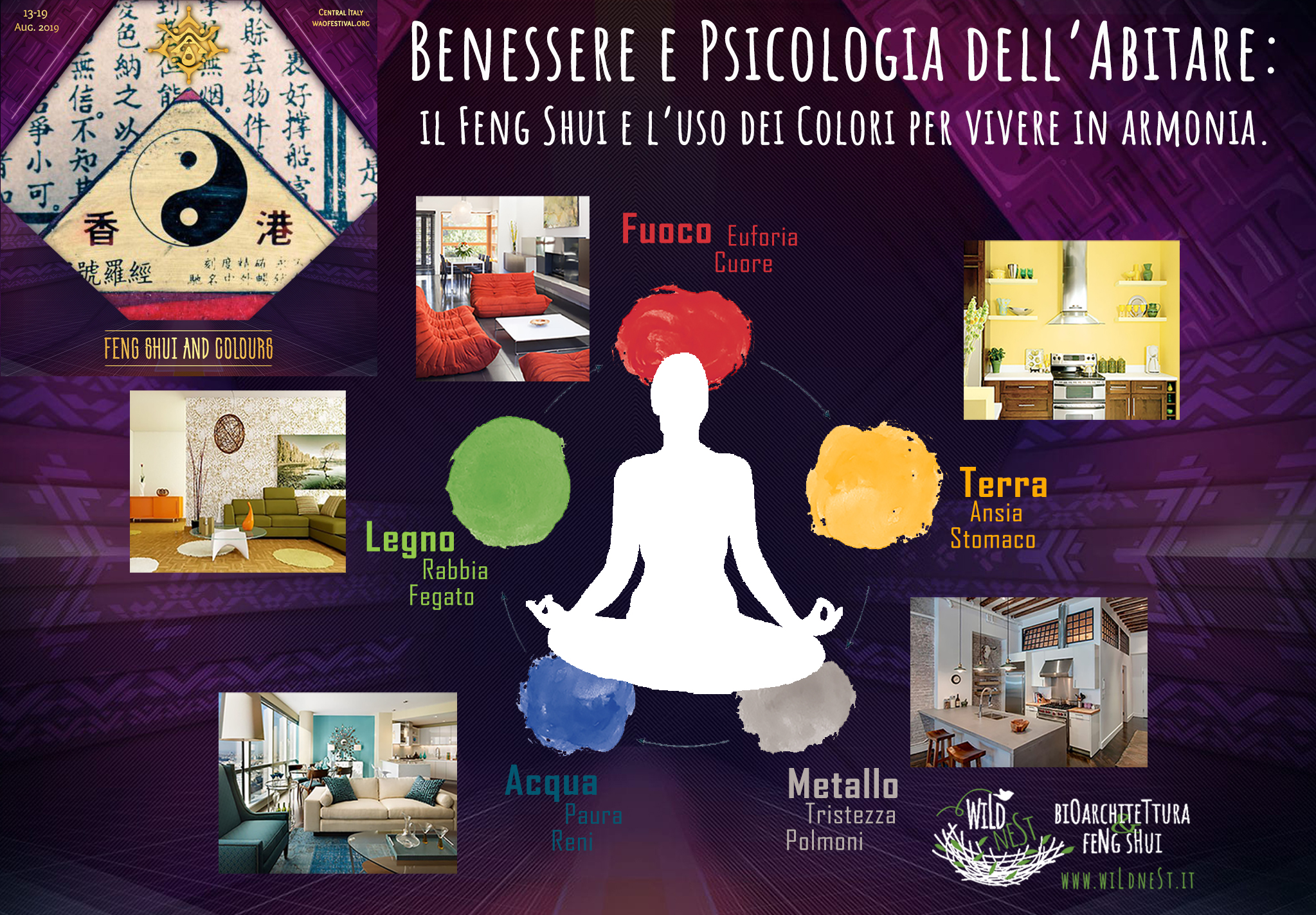 Venerd Agosto Workshop Feng Shui I Cinque Elementi E I Colori